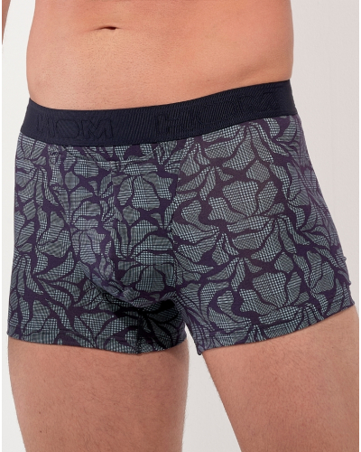 Boxer en coton HOM Long Island (Imprimé Marine)