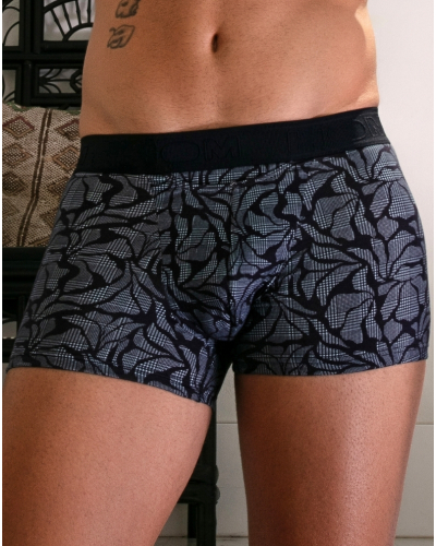 Boxer cotton HOM Long Island (Imprimé Marine)