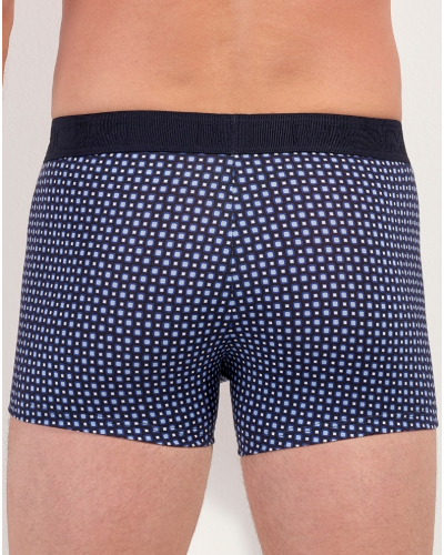 Boxer en coton HOM Hampton (Imprimé Marine)