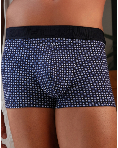 Boxer en coton HOM Hampton (Imprimé Marine)