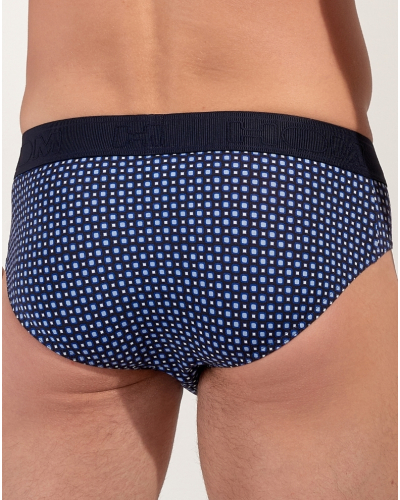 Mini Calzoncillo de algodón HOM Hampton (Imprimé Marine)