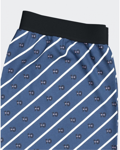 Pyjama court Eden Park 100% Coton H83 (BLJ93)