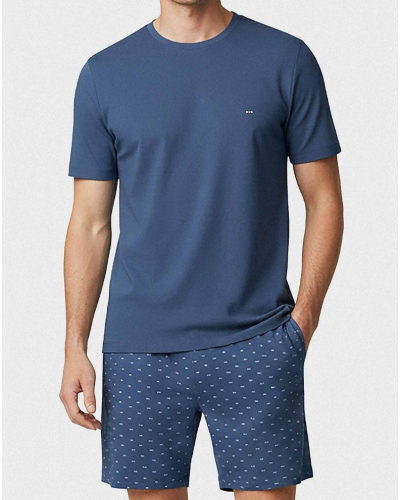 Pyjama court 100% Coton Eden Park H81 (BLJ93)