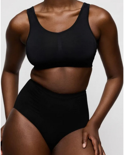 Calzoncillo cintura alta moldeadora Prima Donna Nudda (Negro)