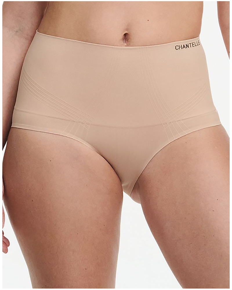 Shaping high waisted knickers Chantelle Smooth Comfort (Clay Nude)