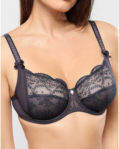 Underwired molded bra Empreinte Charlotte (Anthracite)