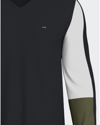 Pyjama long en jersey 100% coton Eden Park H78 (NBD04)