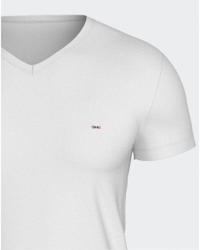 Set of 2 V-neck t-shirts in jersey Eden Park H75 (WT001)