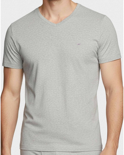 Set of 2 V-neck t-shirts in jersey Eden Park H75 (NB039)