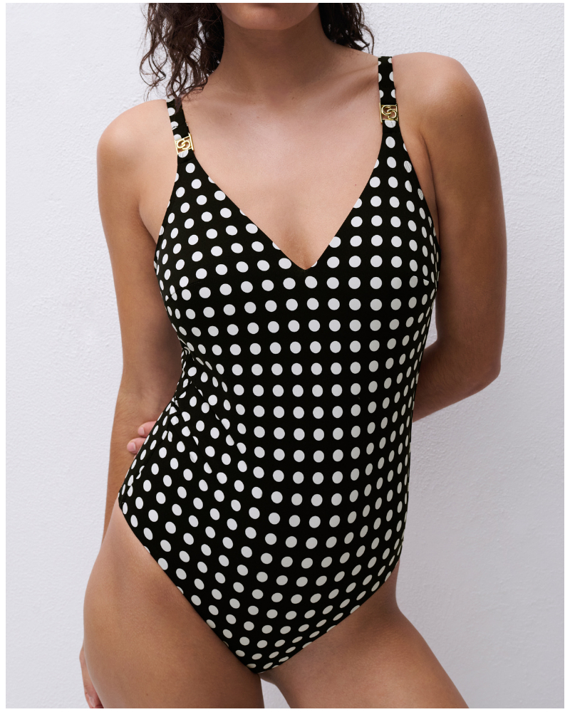 Maillot de bain une pièce sans armature triangle spacer Chantelle Sauvage (Dolce)