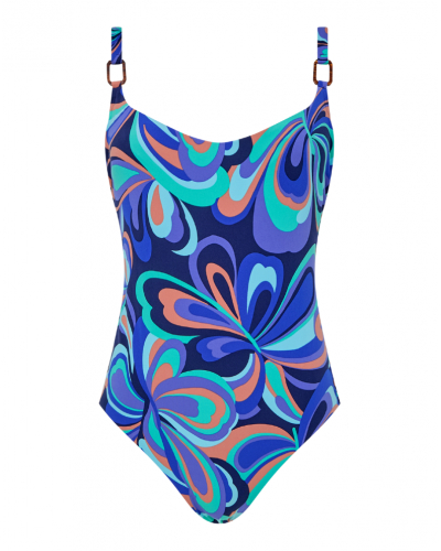 Underwired full-cup one-piece swimsuit Chantelle Vita (Fresh Psyche)