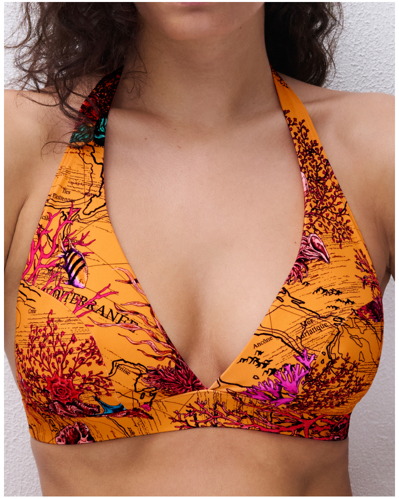 Soutien-gorge de bain triangle sans armature Chantelle Icon (Light Mediterranean)