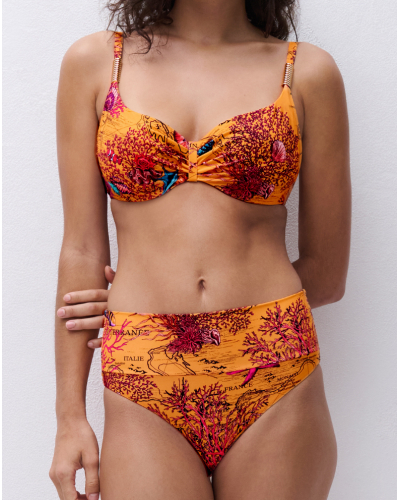 Soutien-gorge de bain armatures enveloppant Chantelle Icon (Light Mediterranean)