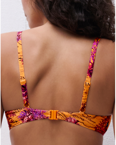 Underwired full-cup bath bra Chantelle Icon (Light Mediterranean)