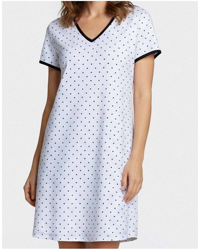 Chemise de nuit à manches courtes Modal Impetus Skyspot (BL156)