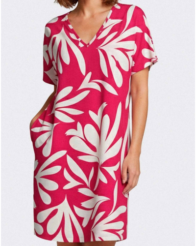 Camisón de manga corta 100% Lyocell Impetus Tropiberry (GY061)