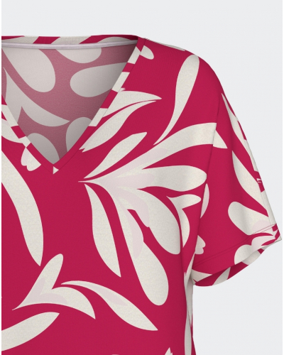 Short-sleeved nightgown 100% Lyocell Impetus Tropiberry (GY061)