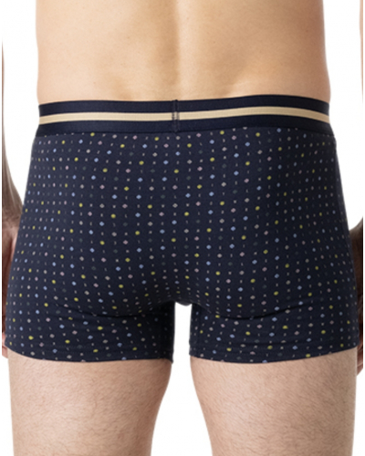 Pack of 2 stretch cotton boxers SmileyWorld X Eminence (Navy/Light Blue)