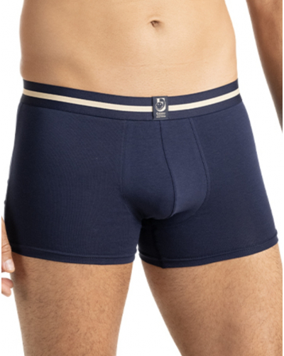 Pack of 2 stretch cotton boxers SmileyWorld X Eminence (Navy/Pink)