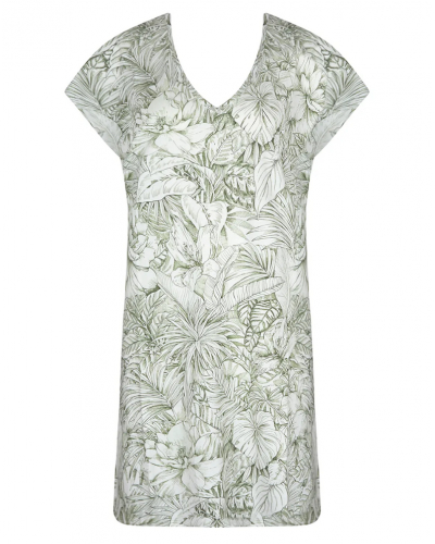 Tunic nightdress Antigel Echappée Green (Toile Green)