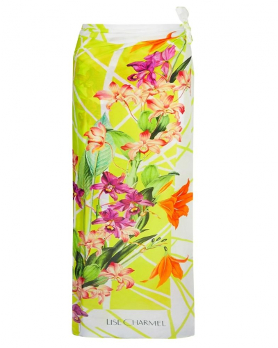 Paréo Lise Charmel Fleurs Splendeur (Splendeur Lime)