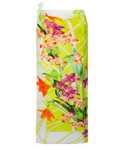 Pareo Lise Charmel Fleurs Splendeur (Splendeur Lime)