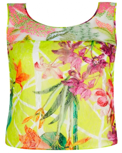 Top Lise Charmel Fleurs Splendeur (Splendeur Lime)