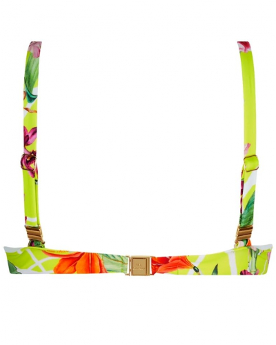 Sujetador de baño con aros triángulo Lise Charmel Fleurs Splendeur (Splendeur Lime)
