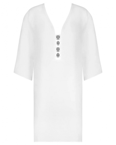 Beach tunic Lise Charmel Eclat d'Argent (Blanc Argent)