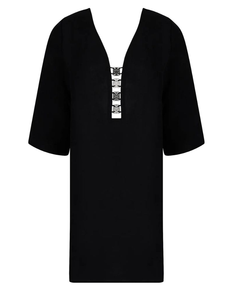 Tunique de plage Lise Charmel Eclat d'Argent (Noir Argent)