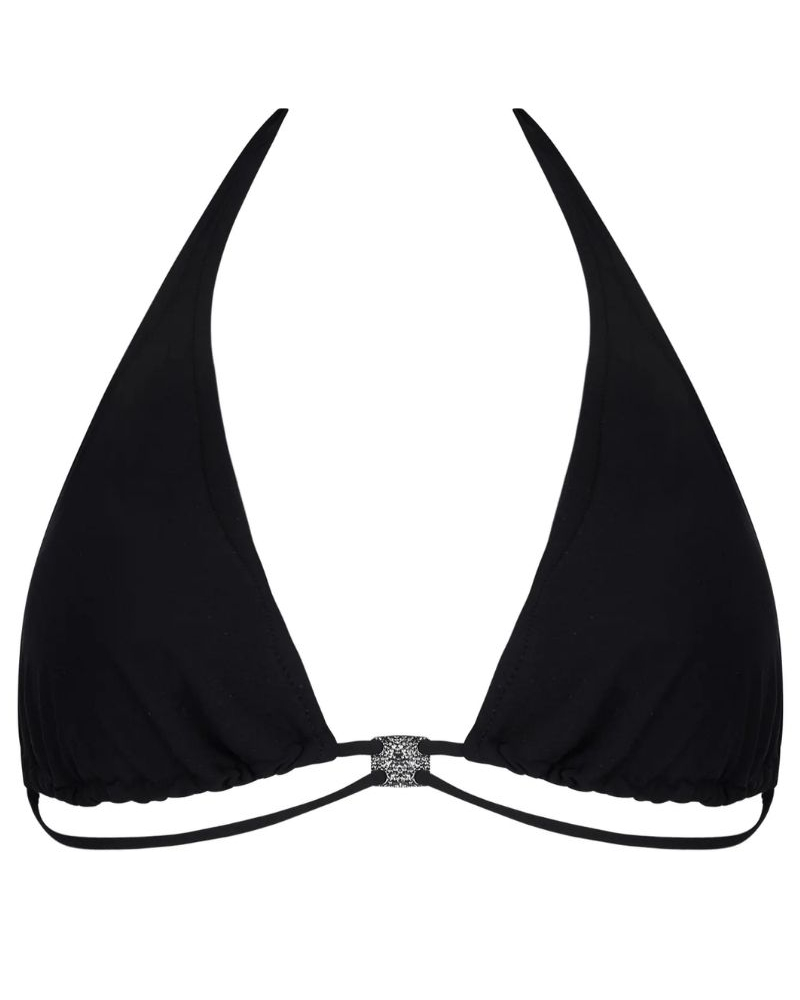 Sujetador de baño triángulo Lise Charmel Eclat d'Argent (Noir Argent)