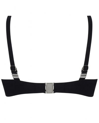 Demi bath bra deep cup Lise Charmel Eclat d'Argent (Noir Argent)