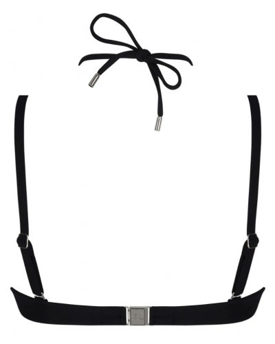 Soutien-gorge de bain bandeau coque Lise Charmel Eclat d'Argent (Noir Argent)