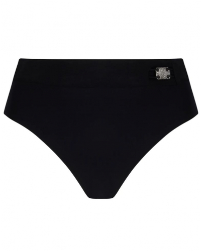 Slip de bain taille haute Lise Charmel Eclat d'Argent (Noir Argent)