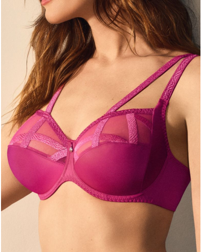 Sujetador con aros Louisa Bracq Série (Fuchsia)