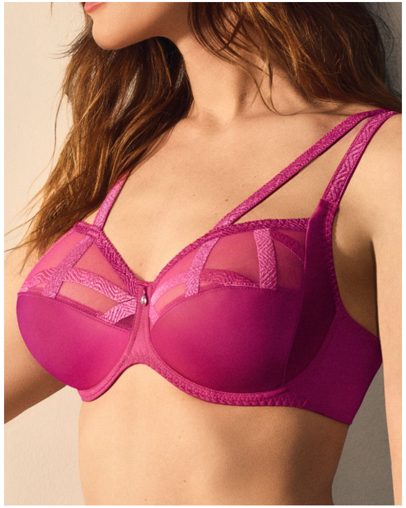 Underwired bra Louisa Bracq Série (Fuchsia)
