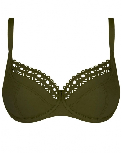 Demi bath bra deep cup Lise Charmel Ajourage Couture (Ajourage Avocat)