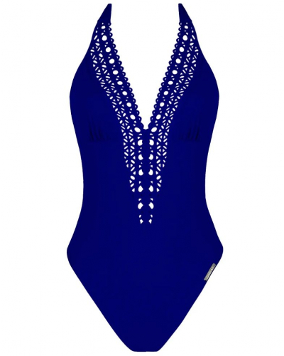 Maillot de bain une pièce nageur séduction Lise Charmel Ajourage Couture (Ajourage Outremer)