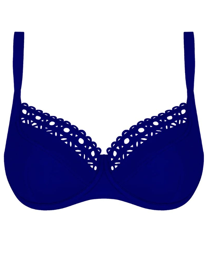Demi bath bra deep cup Lise Charmel Ajourage Couture (Ajourage Outremer)