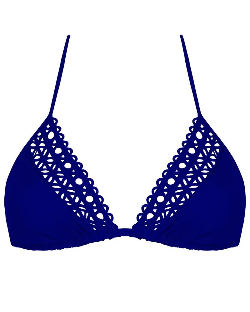 Soutien-gorge de bain triangle Lise Charmel Ajourage Couture (Ajourage Outremer)