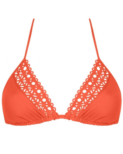 Soutien-gorge de bain triangle Lise Charmel Ajourage Couture (Ajourage Papaye)