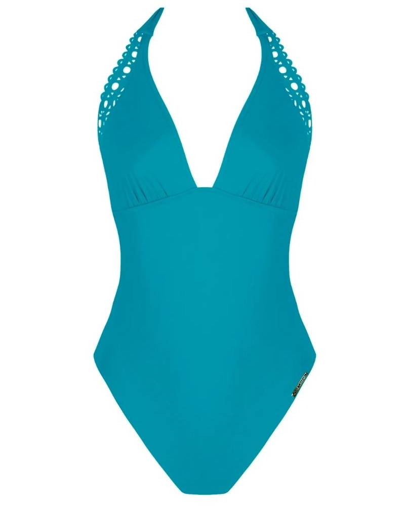 Traje de baño una pieza seducción espalda escotada Lise Charmel Ajourage Couture (Ajourage Lagon)