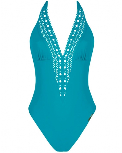 Maillot de bain une pièce nageur séduction Lise Charmel Ajourage Couture (Ajourage Lagon)