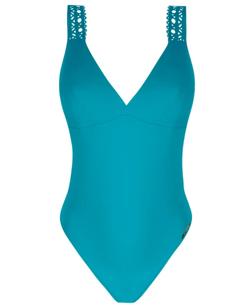 Maillot de bain une pièce nageur sans armature Lise Charmel Ajourage Couture (Ajourage Lagon)