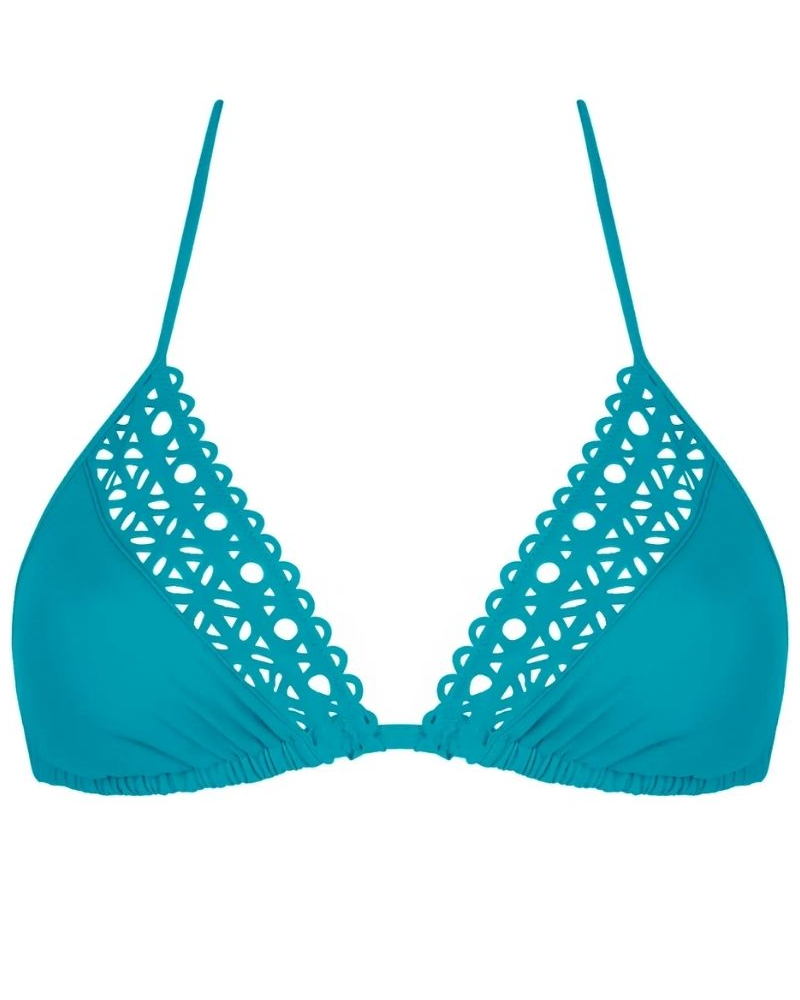 Soutien-gorge de bain triangle Lise Charmel Ajourage Couture (Ajourage Lagon)
