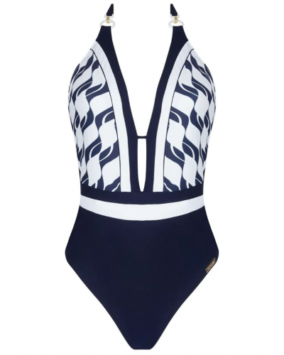 Seduction one-piece swimsuit Lise Charmel Danse des Vagues (Danse Blue)