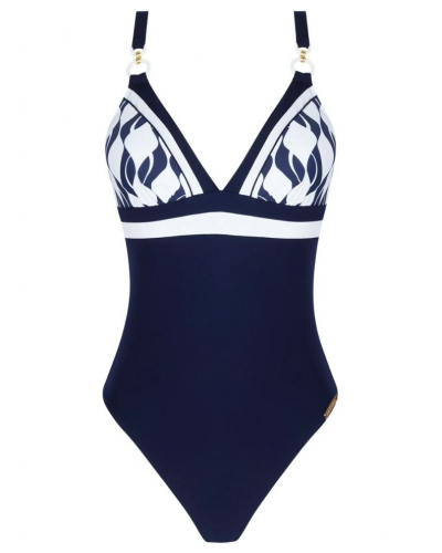 Traje de baño de una pieza con soporte Lise Charmel Danse des Vagues (Danse Blue)