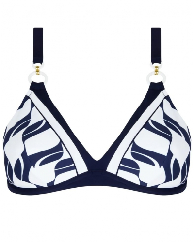 Soutien-gorge de bain armatures triangle Lise Charmel Danse des Vagues (Danse Blue)