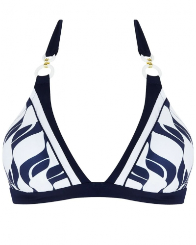 Triangle bath bra Lise Charmel Danse des Vagues (Danse Blue)