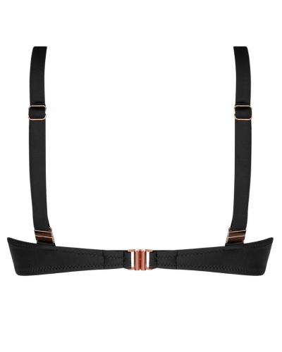 Soutien-gorge triangle de bain armatures Antigel La Smartissime (Noir Bronze)